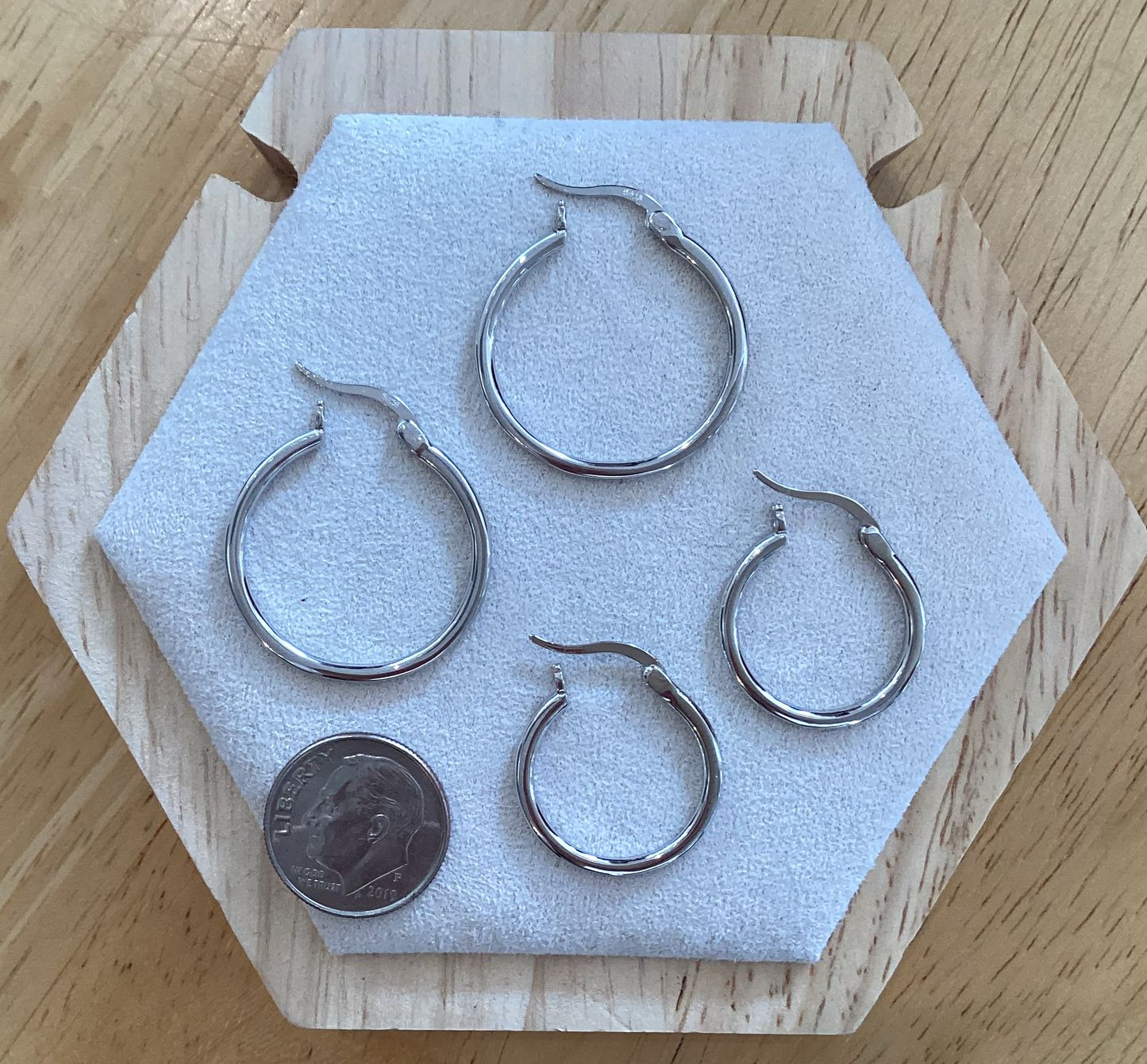 Sterling Silver Hoops