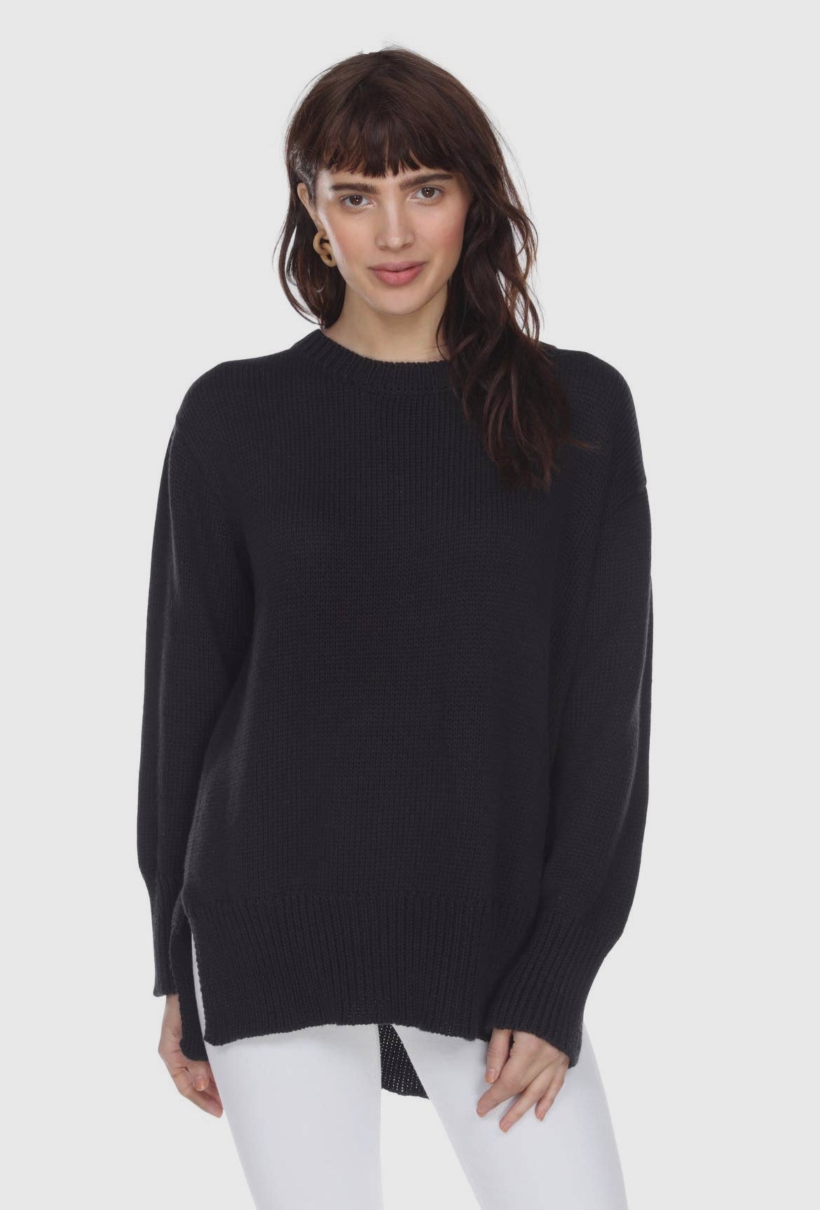 Black Knit Crew by Honest Cotton