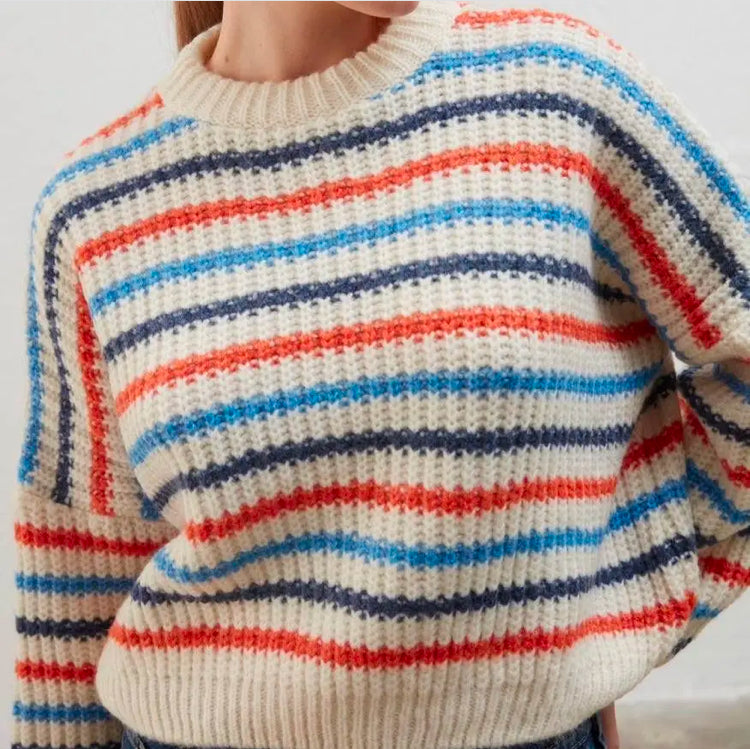 Striped and cropped sweater!