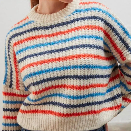 Striped and cropped sweater!