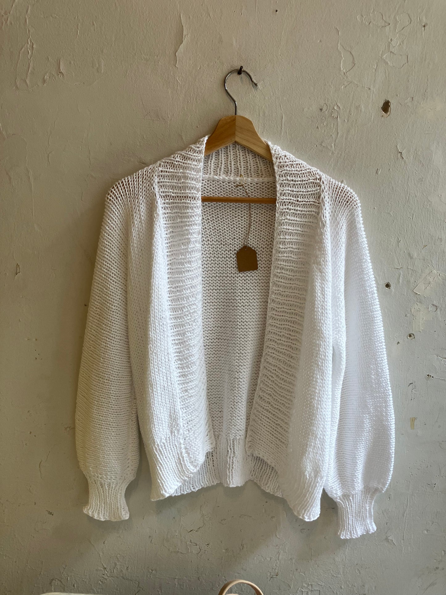 Stellapop hand knit cotton cardigan